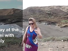 Une journée à l'hôtel avec une femme au foyer réel amateur et milf